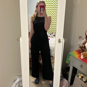 American eagle black jumpsuit